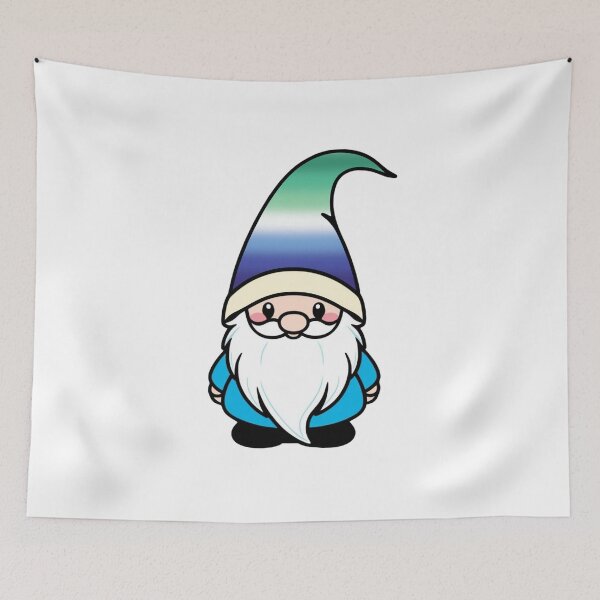 Item preview, Cute Gay MLM Gnome - MLM Pride Whimsical Design designed and sold by Travelslightly.