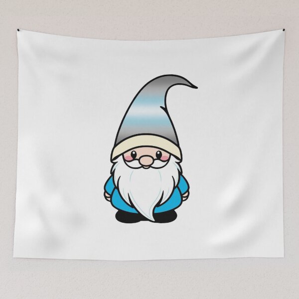 Item preview, Cute Demiboy Gnome - Demiboy Pride Whimsical Design designed and sold by Travelslightly.