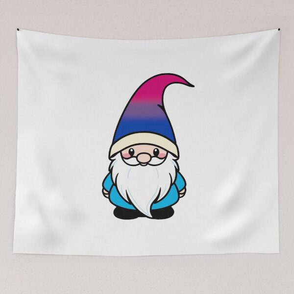 Item preview, Cute Bisexual Gnome - Bi Pride Whimsical Design designed and sold by Travelslightly.