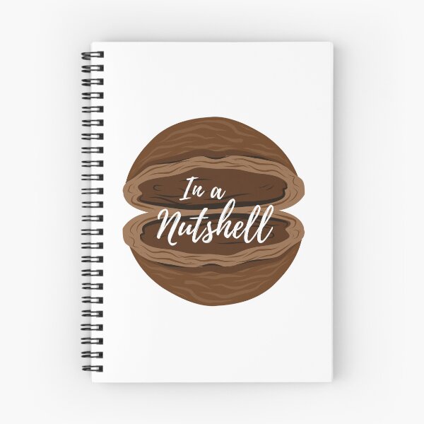 Item preview, In a Nutshell – Funny Wordplay Nut Design designed and sold by Ink on Thread.