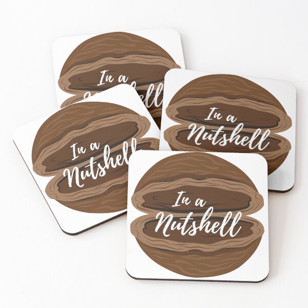 Item preview, In a Nutshell – Funny Wordplay Nut Design designed and sold by Ink on Thread.