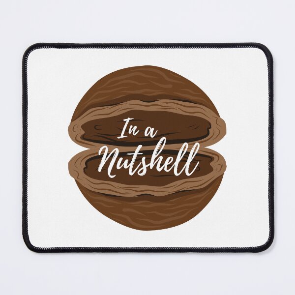 Item preview, In a Nutshell – Funny Wordplay Nut Design designed and sold by Ink on Thread.
