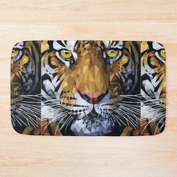 Item preview, Low Poly Geometric Tiger Art Design designed and sold by jayson salvador.