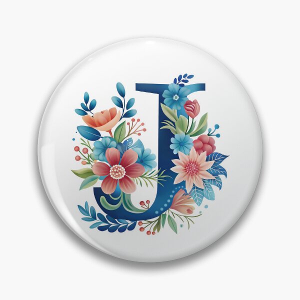Item preview, J Initial, The Letter J designed and sold by CharlottePlaceArt.