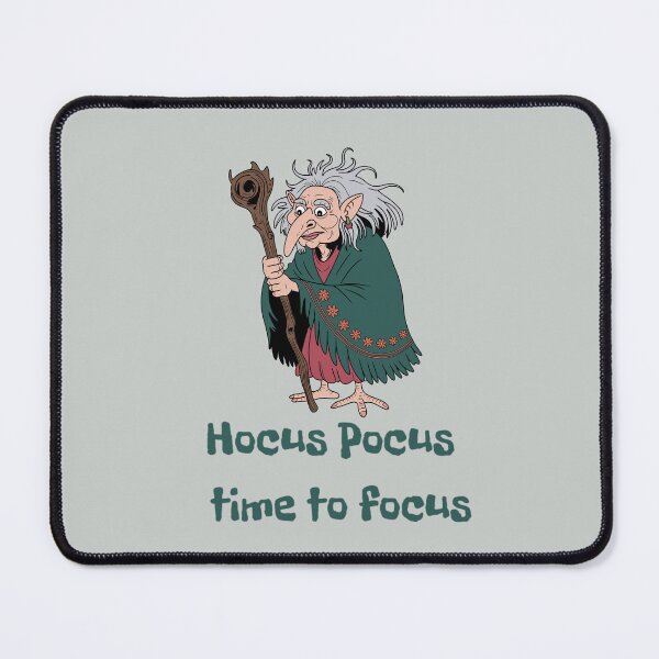 Item preview, Hocus Pocus Time to Focus – Funny Witch Quote Design designed and sold by majownik.