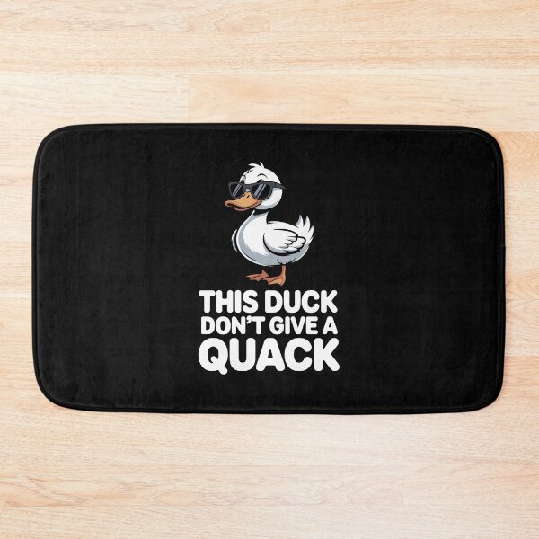 Item preview, This Duck Don't Give a Quack – Funny Sarcastic Duck Design designed and sold by ThatBBStore.