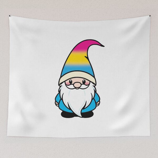 Item preview, Cute Pansexual Gnome - Pansexual Pride Whimsical Design designed and sold by Travelslightly.