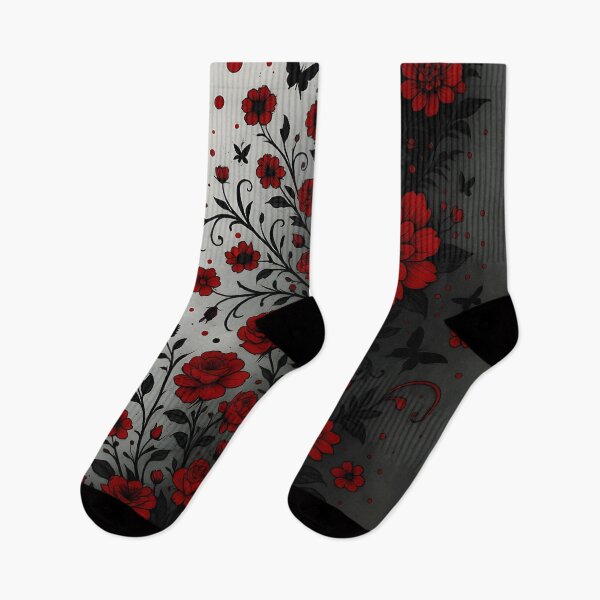 Item preview, Crimson Bloom Cascade designed and sold by Kaleidoscope Print.