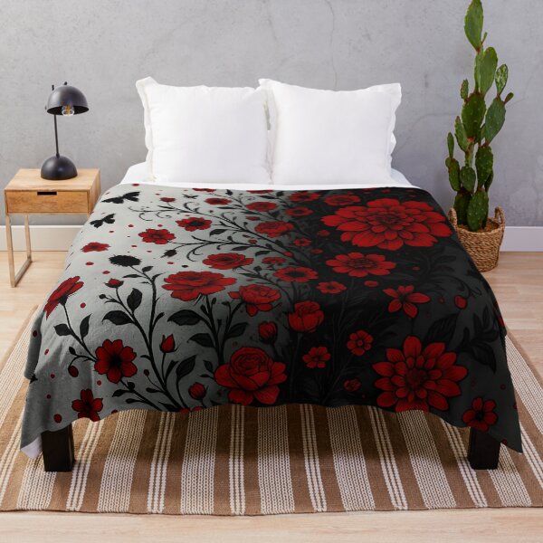 Item preview, Crimson Bloom Cascade designed and sold by Kaleidoscope Print.