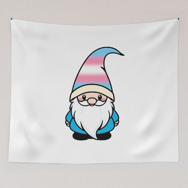Item preview, Cute Transgender Gnome - Trans Pride Whimsical Design designed and sold by Travelslightly.