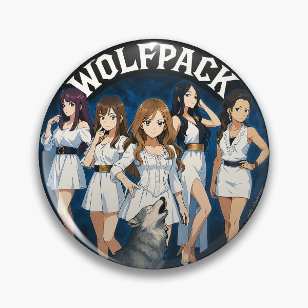 Item preview, Wolfpack decal LOVEBITES SUPERFAN designed and sold by TheRabbitHoleMD.