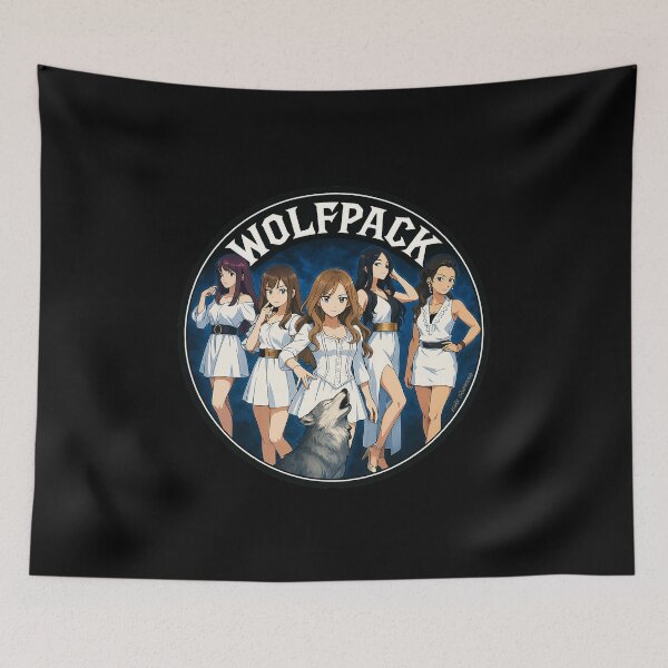 Item preview, Wolfpack decal LOVEBITES SUPERFAN designed and sold by TheRabbitHoleMD.
