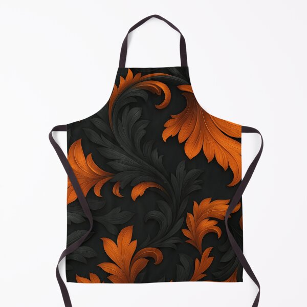Item preview, Baroque Flame Foliage designed and sold by Kaleidoscope Print.