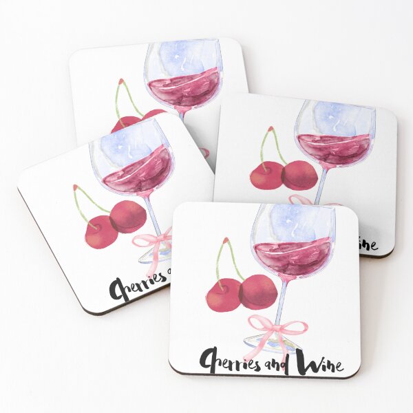 Item preview, Cherries and Wine designed and sold by WynnieShop.