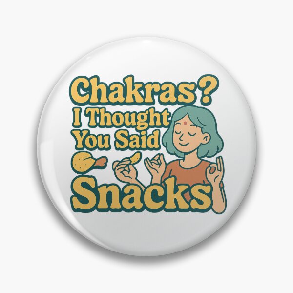 Item preview, Chakras? I Thought You Said Snacks – Funny Spiritual Y2K Gen Z Quote designed and sold by DJCApparel.