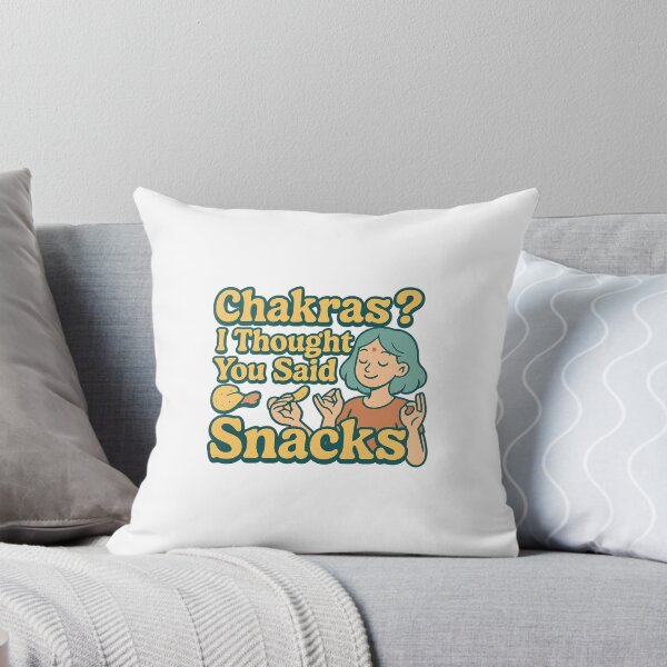 Item preview, Chakras? I Thought You Said Snacks – Funny Spiritual Y2K Gen Z Quote designed and sold by DJCApparel.