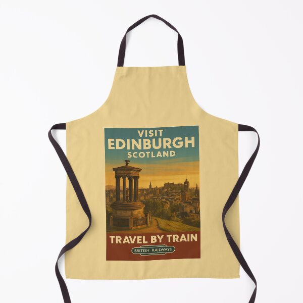 Artikelvorschau, Visit Edinburgh - Vintage-style Tourism Poster entworfen und verkauft von curseofkazar.