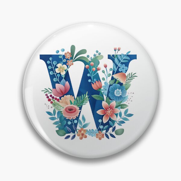 Item preview, W Initial, The Letter W designed and sold by CharlottePlaceArt.