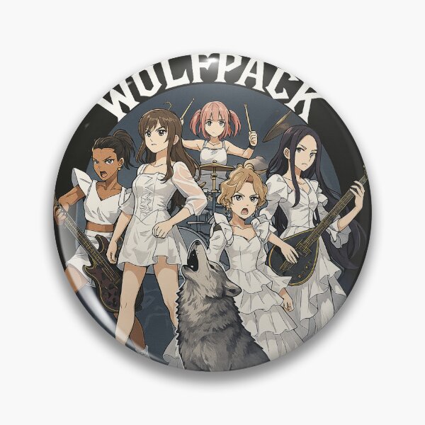 Item preview, Wolfpack decal LOVEBITES SUPERFAN 2 designed and sold by TheRabbitHoleMD.