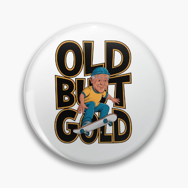 Item preview, Old But Gold Senior Skateboarding Legend designed and sold by Taans-Creation.