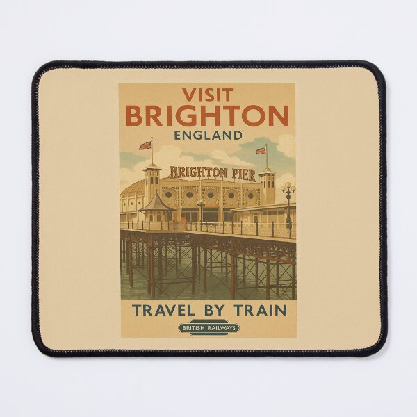 Item preview, Visit Brighton - Vintage-style Tourism Poster designed and sold by curseofkazar.