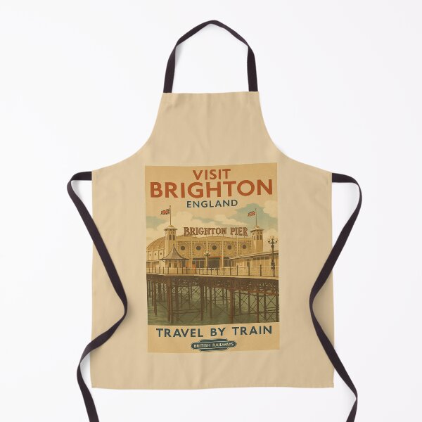 Item preview, Visit Brighton - Vintage-style Tourism Poster designed and sold by curseofkazar.