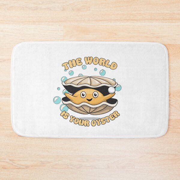 Item preview, The World Is Your Oyster – Cute Ocean Pun designed and sold by Ink on Thread.