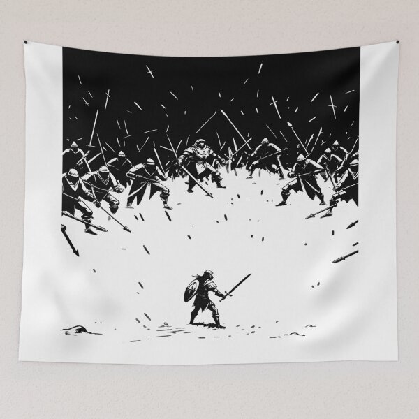 Item preview, Lone Warrior Standoff designed and sold by NickTaroDesign.