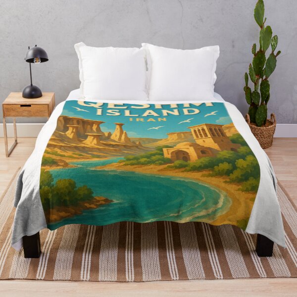 Item preview, Qeshm Island Iran with Wind Tower and Hoodoo Formations designed and sold by Places On Earth.