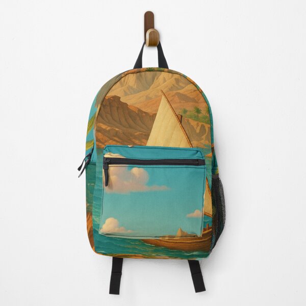 Item preview, Qeshm Island Iran with Sailboat and Palm-Lined Coast designed and sold by Places On Earth.