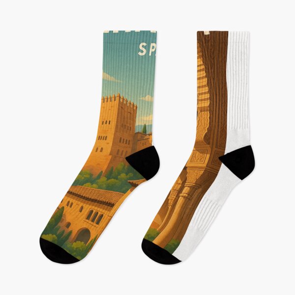 Item preview, Alhambra Spain with Islamic Architecture and Mountain View designed and sold by Places On Earth.