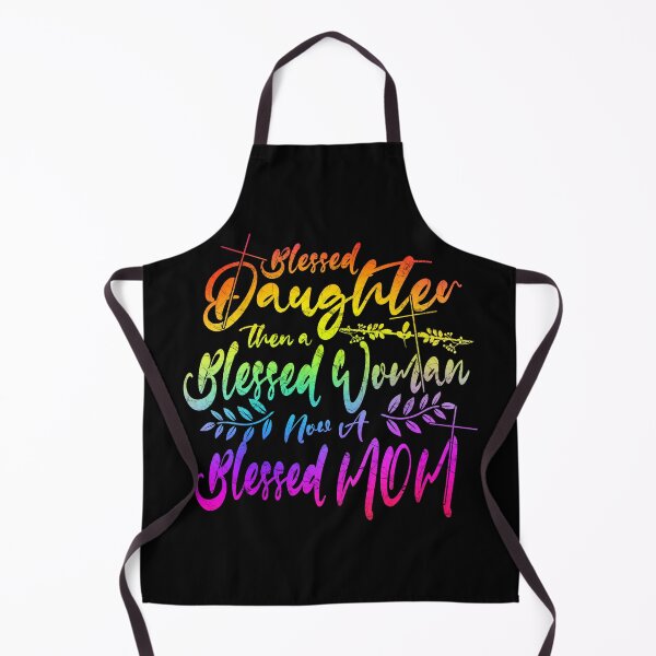 Item preview, Blessed Daughter to Blessed Mom – Christian Typography & cross symbol Mothers day Rainbow color Design designed and sold by ZechJohnRB.