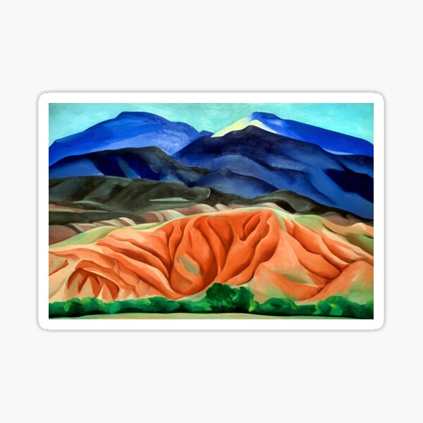 Item preview, Georgia O'Keeffe, Paysage de Black Mesa, Nouveau-Mexique designed and sold by Artistic Gift Print.