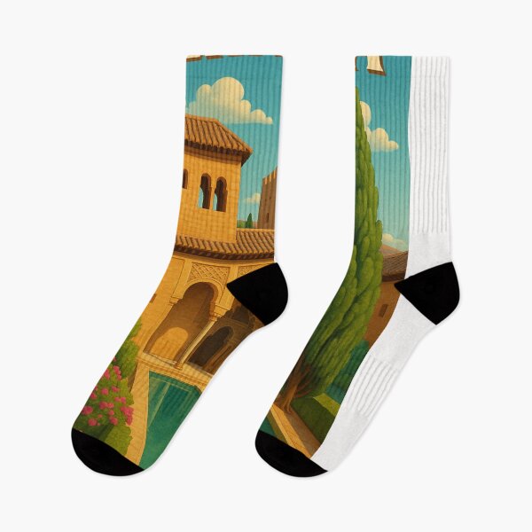 Item preview, Alhambra Spain Garden Courtyard and Reflected Pool designed and sold by Places On Earth.