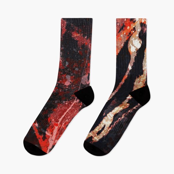 Item preview, Vivid Red Abstract Forest designed and sold by NickDedidis.