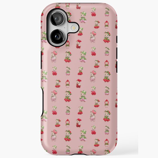 Strawberry Calico Critters iPhone Tough Case