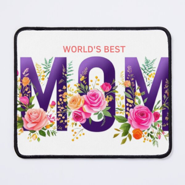 Artikelvorschau, Weltbeste Mama mit Blumenmuster – Muttertagsgeschenk: entworfen und verkauft von wellie-chic.