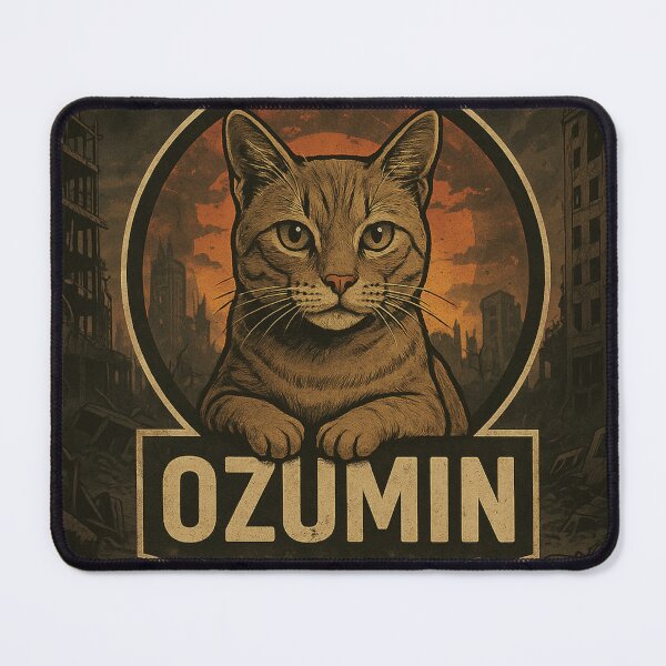 Item preview, Ozumin: Warrior of the Wasteland - The Last Apocalyptic Race with the Cat in the Dystopian World of Zombies, Storms, and Armored Vehicles designed and sold by roma252.