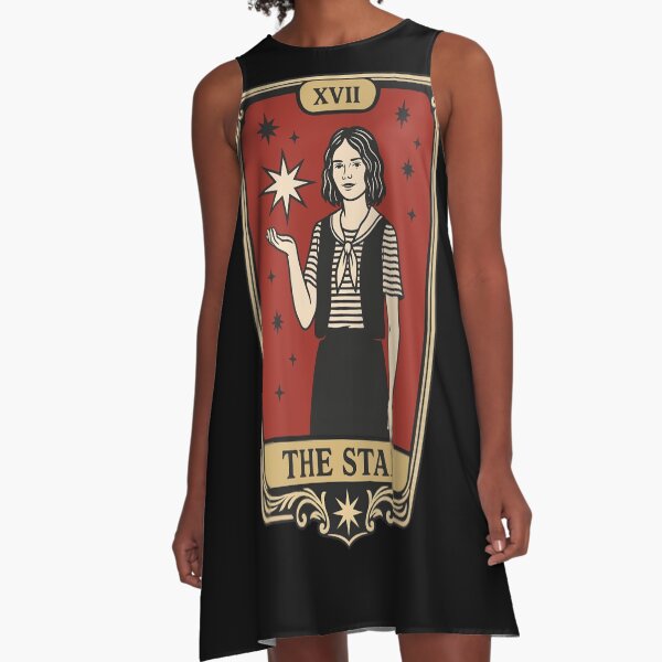 Item preview, Robin Tarot Card Shirt – The Star | Authentic Stranger Things Fan Art | Retro Vector Design for Unique Souls designed and sold by WAUZ.