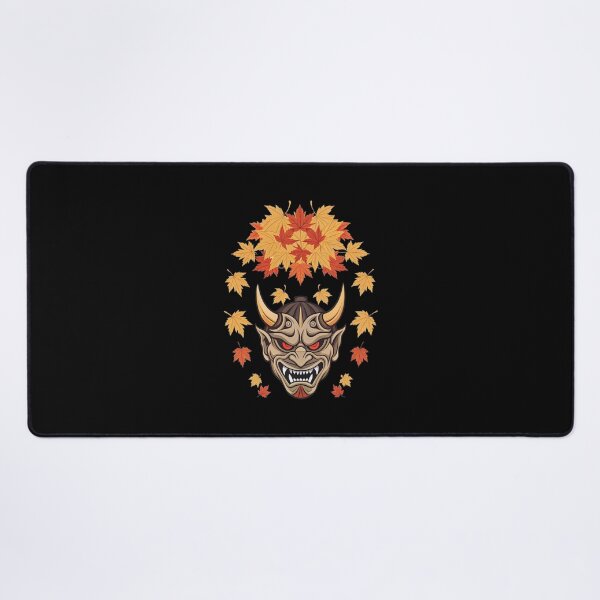 Item preview, Hannya Mask Golden Leaves Requiem designed and sold by Alahchin Art.