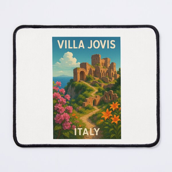 Item preview, Villa Jovis Italy with Wildflowers and Coastal Path designed and sold by Places On Earth.