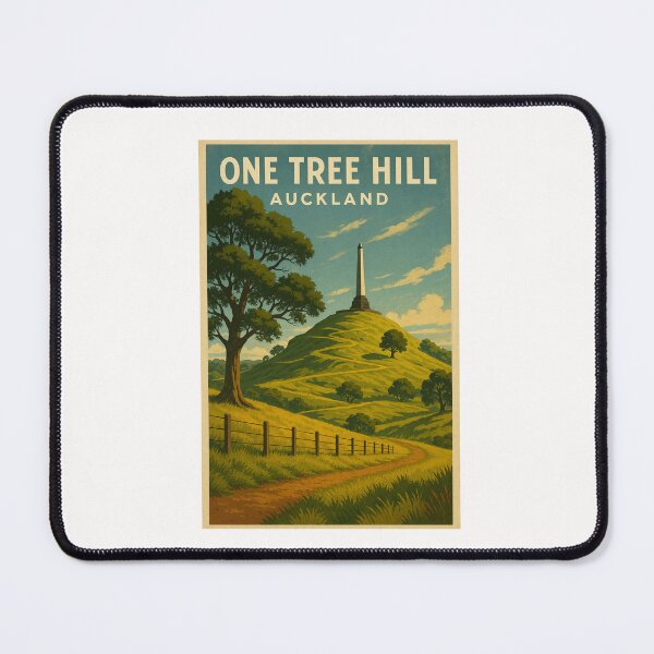 Item preview, One Tree Hill Auckland New Zealand with Monument and Rolling Hills designed and sold by Places On Earth.