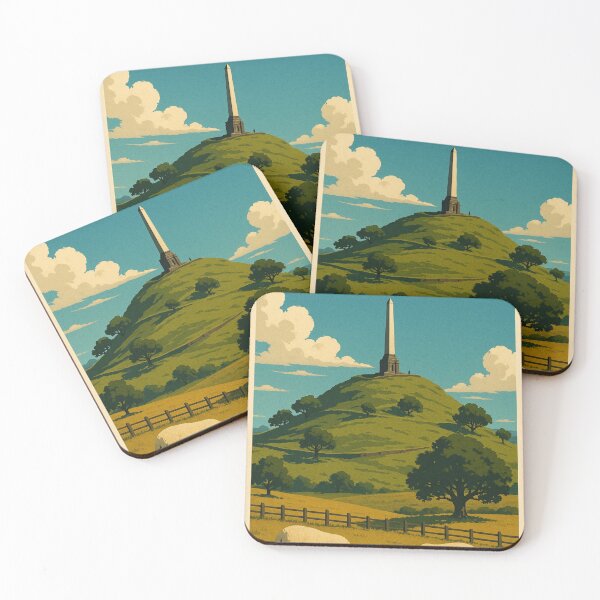 Item preview, One Tree Hill Auckland with Sheep and Countryside Landscape designed and sold by Places On Earth.