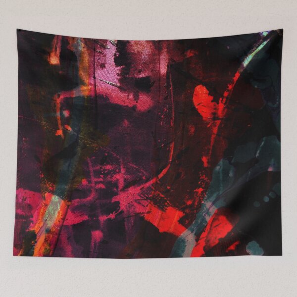 Item preview, City Ghosts Textured Abstract Painting designed and sold by NickDedidis.