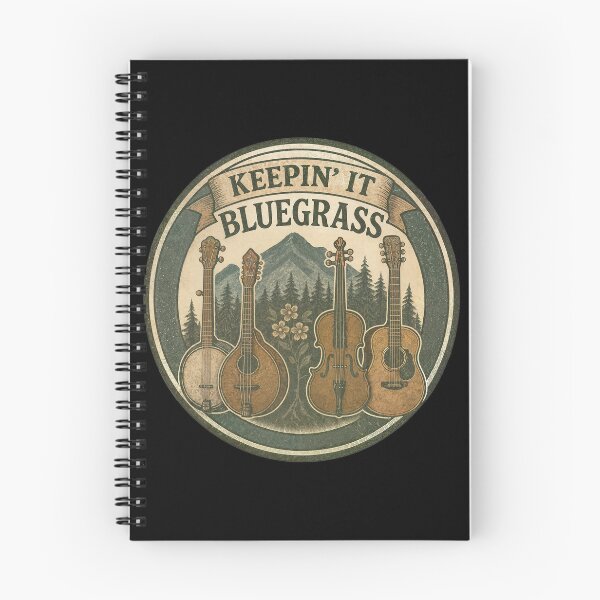 Item preview, Keepin' It Bluegrass Music Badge Design designed and sold by FabcoDesign.