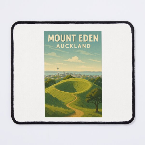Item preview, Mount Eden Crater Overlooking Auckland Skyline designed and sold by Places On Earth.