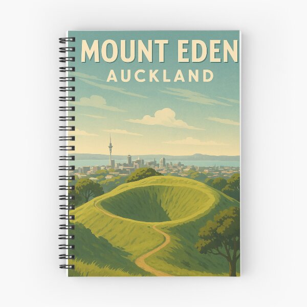 Item preview, Mount Eden Crater Overlooking Auckland Skyline designed and sold by Places On Earth.