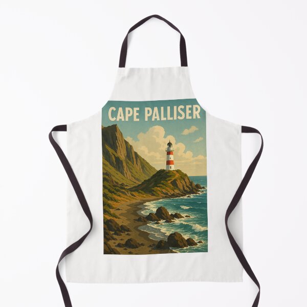 Item preview, Cape Palliser Lighthouse and Rugged Coastal Cliffs designed and sold by Places On Earth.