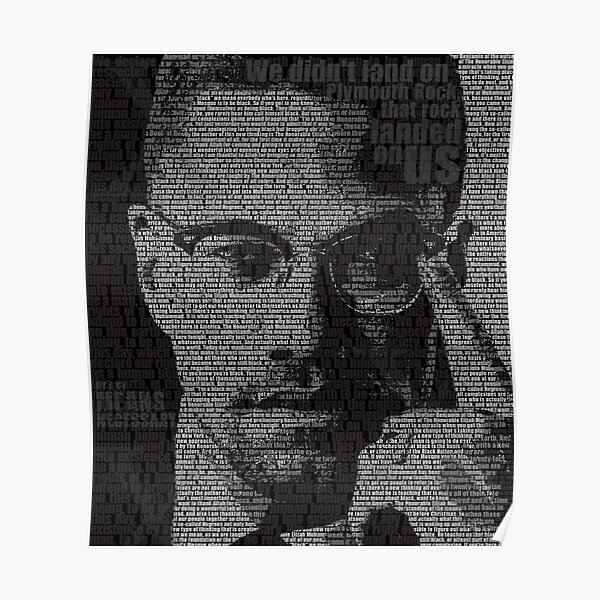 Malcolm X Posters Redbubble