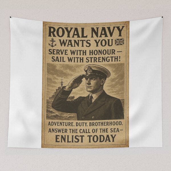 Item preview, Royal Navy Wants You designed and sold by Skyframe Aviation.